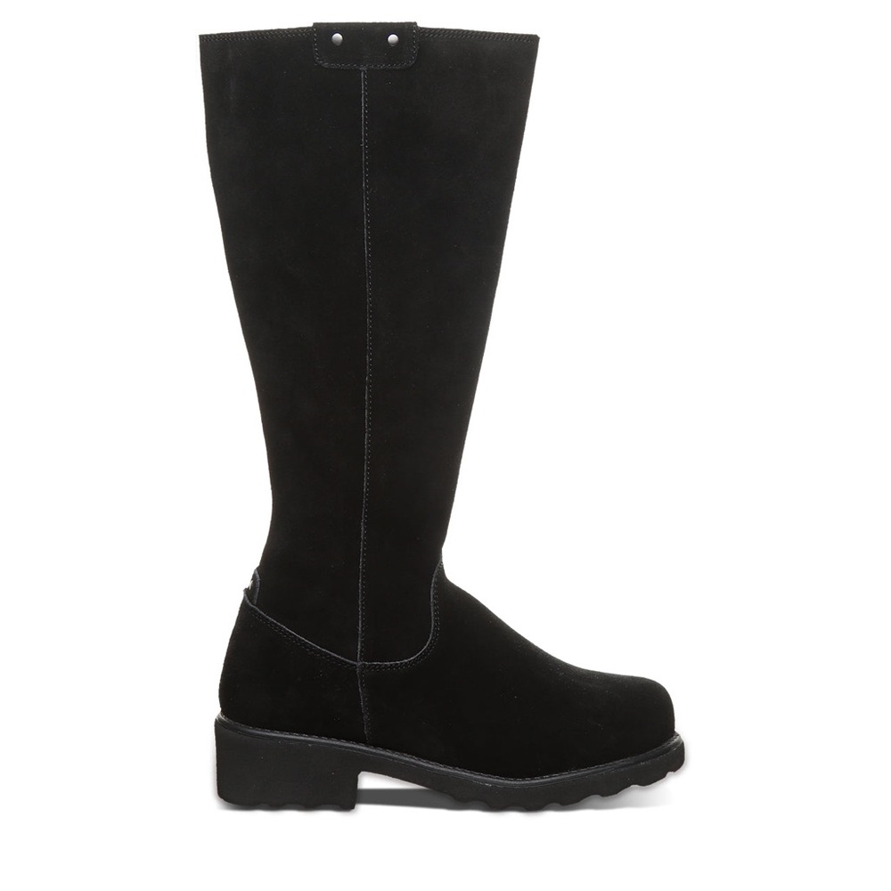 BearPaw Black Over-the-Knee Suede Boots - Picture 4 of 8